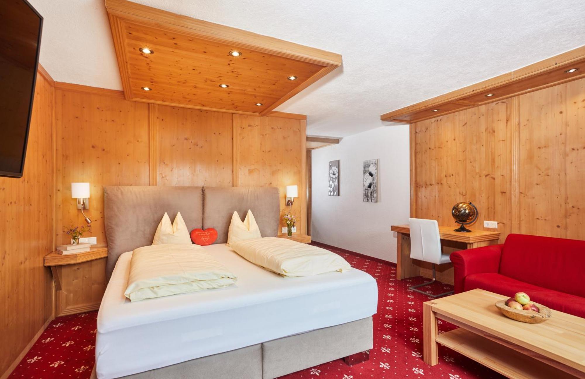 Hotel Hubertushof - Ihr Hotel Mit Herz Leutasch Værelse billede
